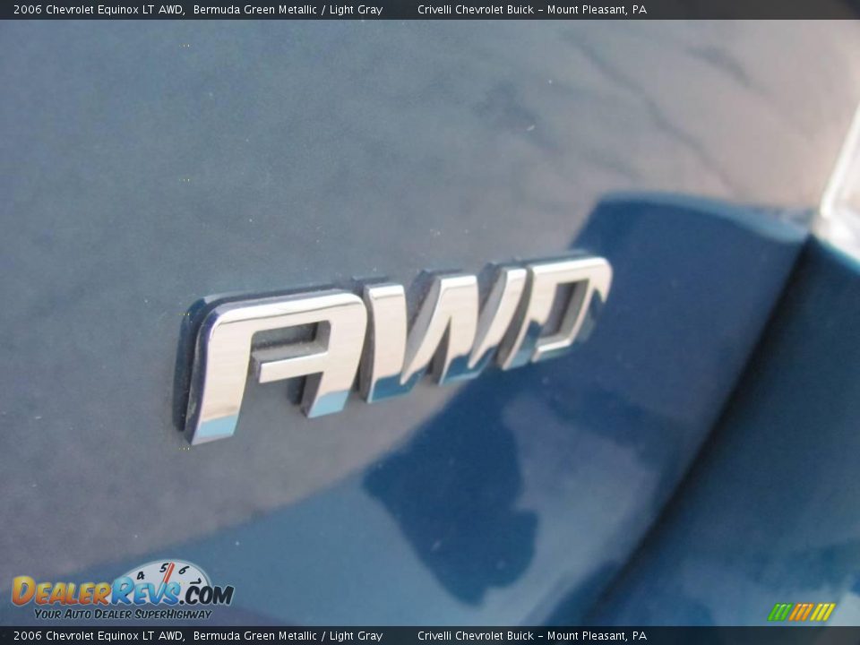 2006 Chevrolet Equinox LT AWD Bermuda Green Metallic / Light Gray Photo #6