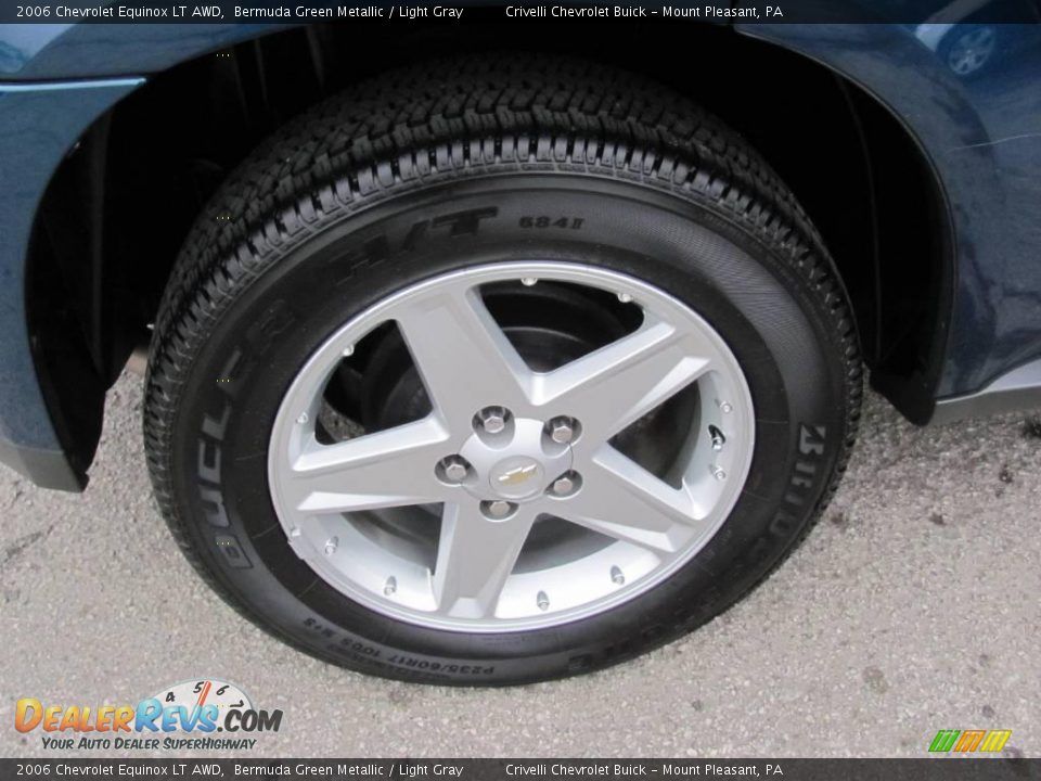 2006 Chevrolet Equinox LT AWD Bermuda Green Metallic / Light Gray Photo #7