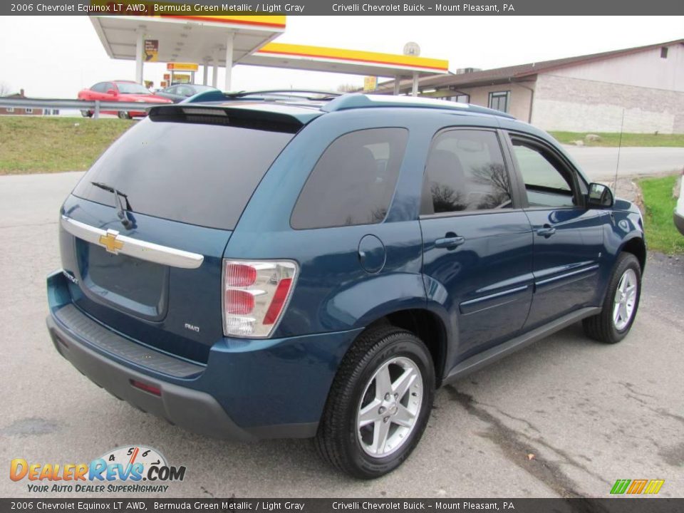 2006 Chevrolet Equinox LT AWD Bermuda Green Metallic / Light Gray Photo #9