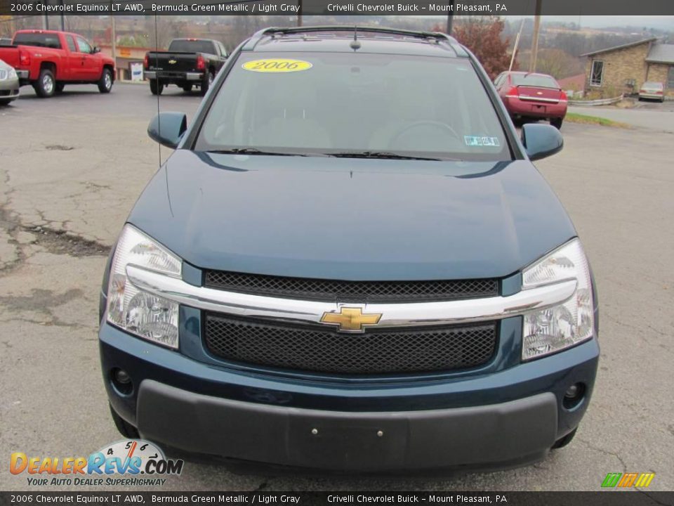 2006 Chevrolet Equinox LT AWD Bermuda Green Metallic / Light Gray Photo #12