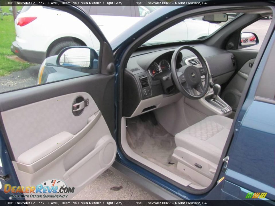 2006 Chevrolet Equinox LT AWD Bermuda Green Metallic / Light Gray Photo #14