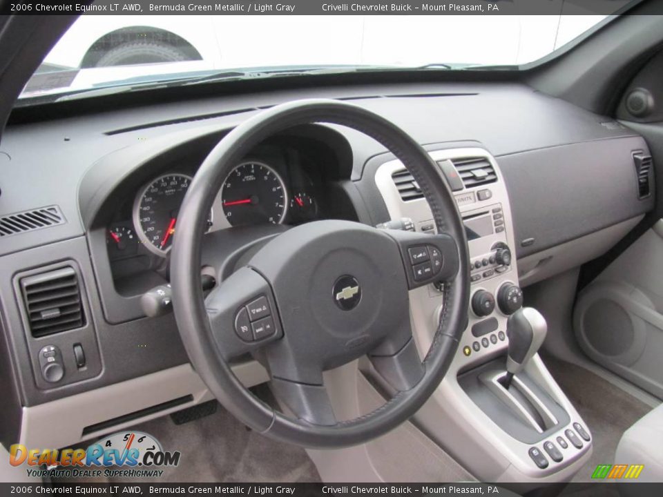 2006 Chevrolet Equinox LT AWD Bermuda Green Metallic / Light Gray Photo #16