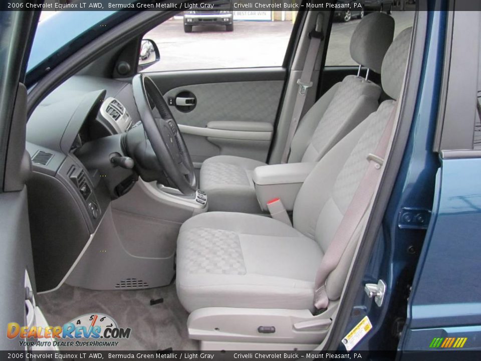 2006 Chevrolet Equinox LT AWD Bermuda Green Metallic / Light Gray Photo #17