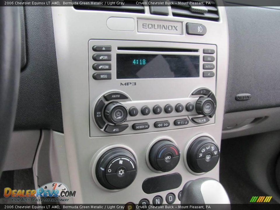 2006 Chevrolet Equinox LT AWD Bermuda Green Metallic / Light Gray Photo #19