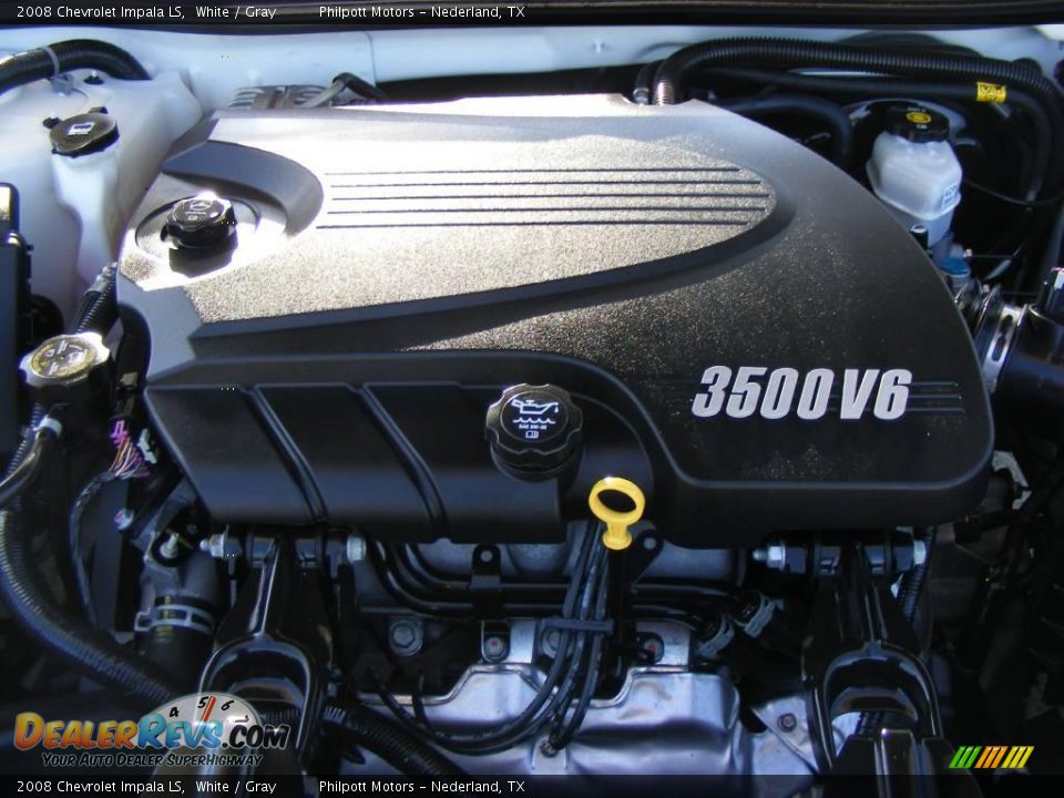 2008 Chevrolet Impala LS White / Gray Photo #22