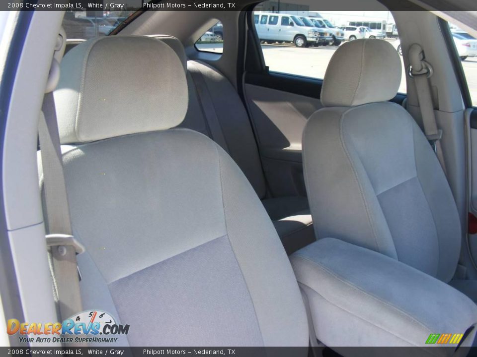 2008 Chevrolet Impala LS White / Gray Photo #25