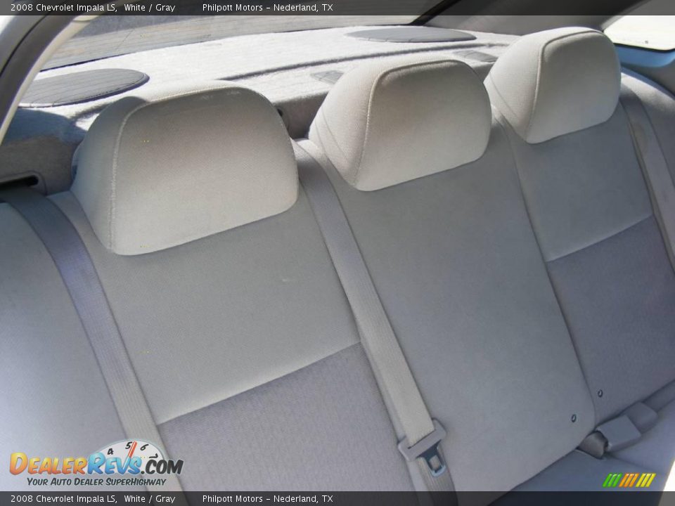 2008 Chevrolet Impala LS White / Gray Photo #28