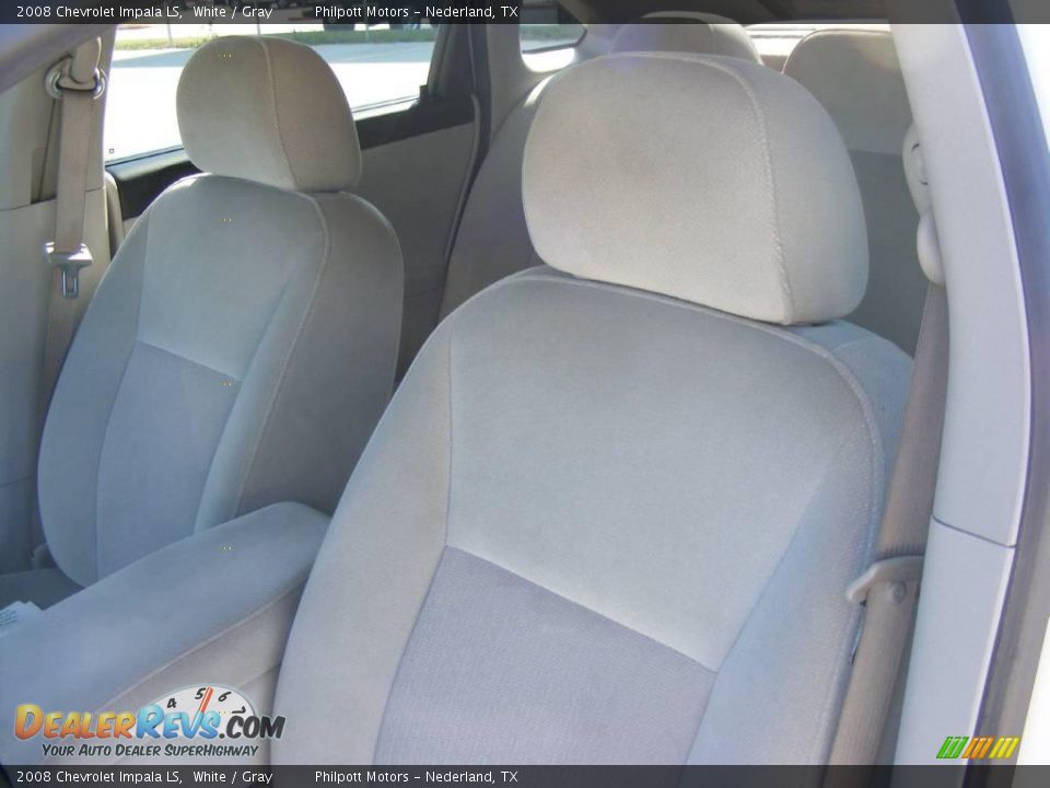 2008 Chevrolet Impala LS White / Gray Photo #34