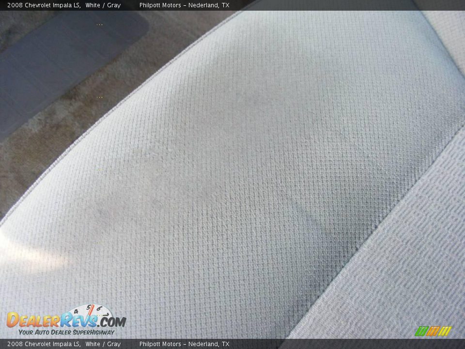 2008 Chevrolet Impala LS White / Gray Photo #35
