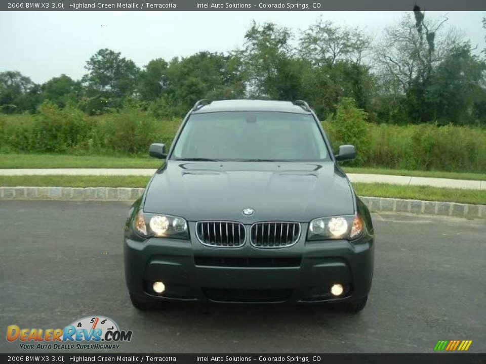 2006 BMW X3 3.0i Highland Green Metallic / Terracotta Photo #1