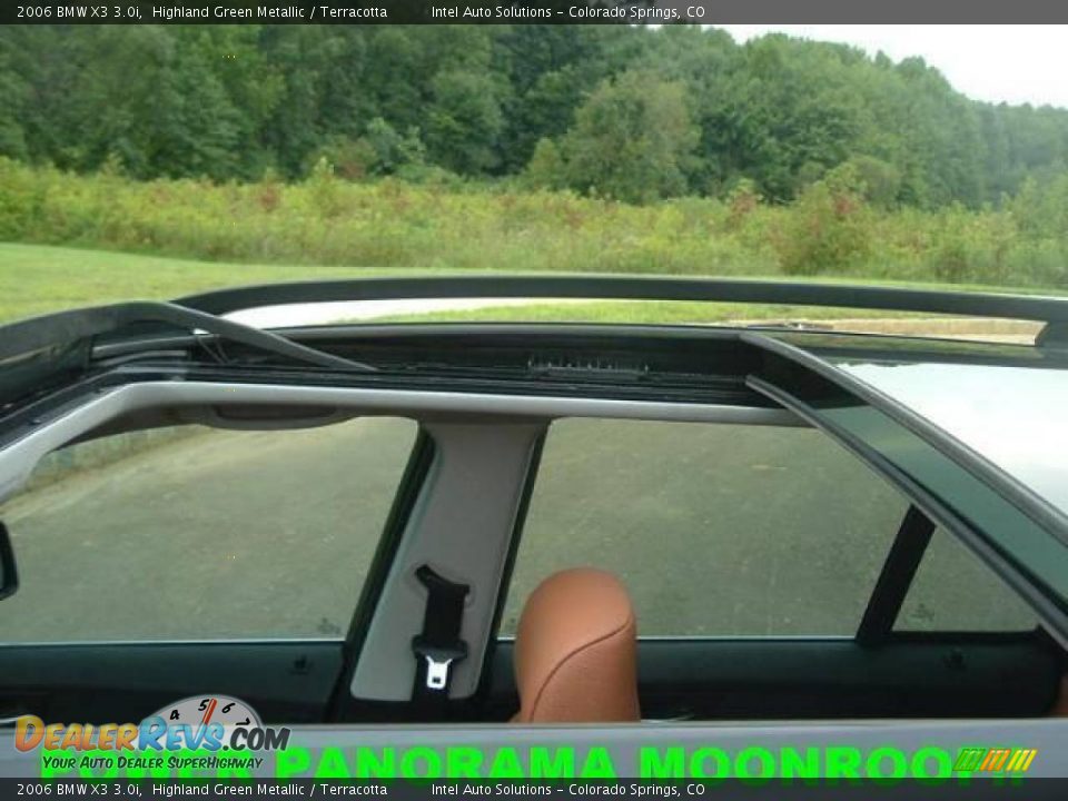 2006 BMW X3 3.0i Highland Green Metallic / Terracotta Photo #8