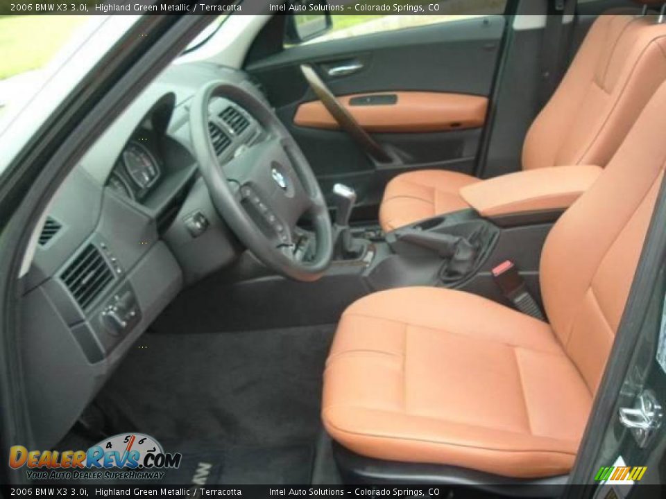 2006 BMW X3 3.0i Highland Green Metallic / Terracotta Photo #9