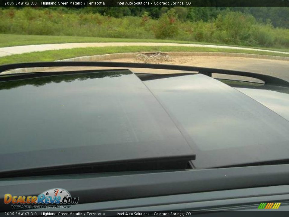 2006 BMW X3 3.0i Highland Green Metallic / Terracotta Photo #12