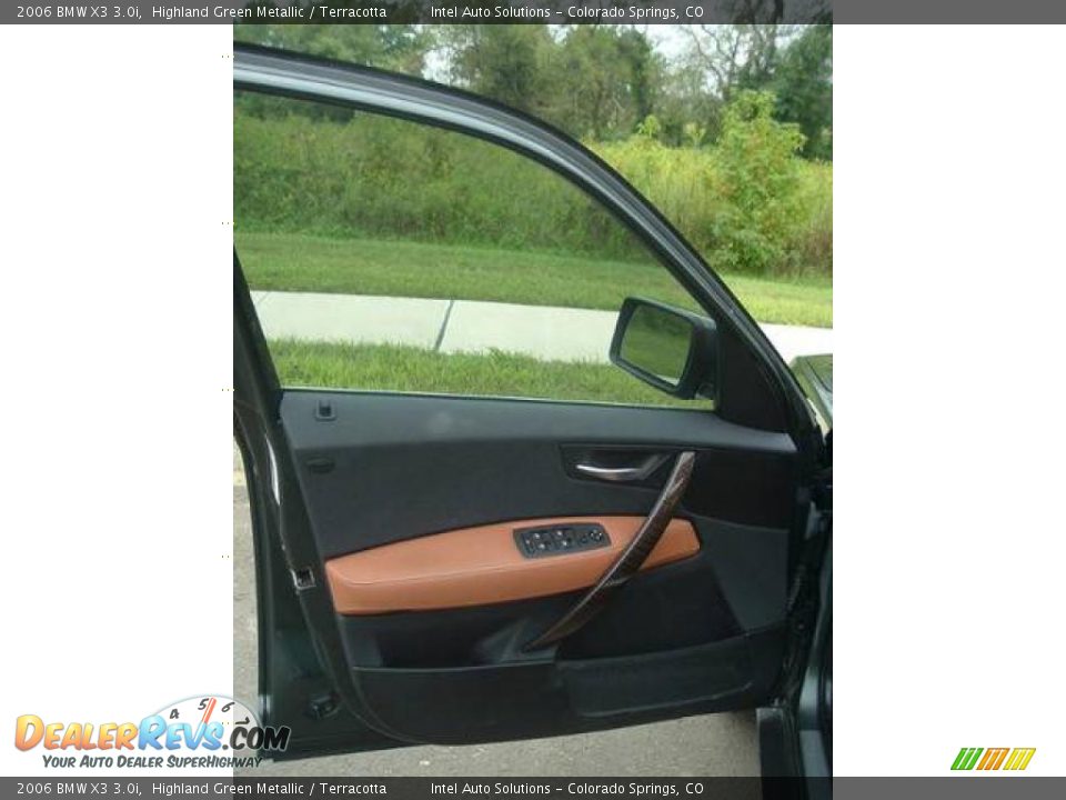 2006 BMW X3 3.0i Highland Green Metallic / Terracotta Photo #13