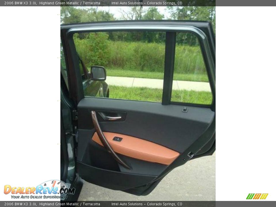 2006 BMW X3 3.0i Highland Green Metallic / Terracotta Photo #16