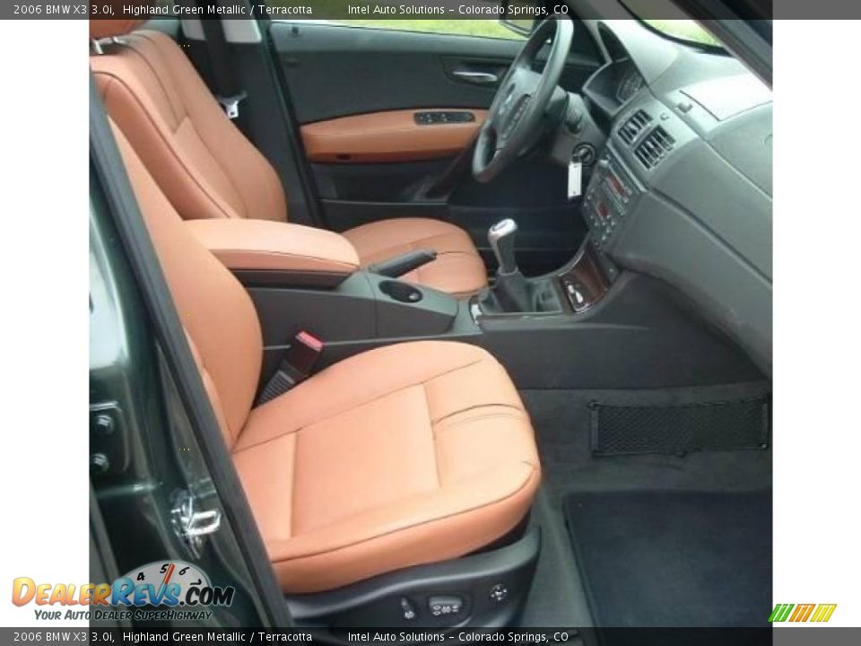 2006 BMW X3 3.0i Highland Green Metallic / Terracotta Photo #17