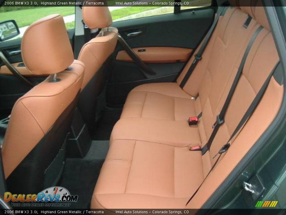 2006 BMW X3 3.0i Highland Green Metallic / Terracotta Photo #18