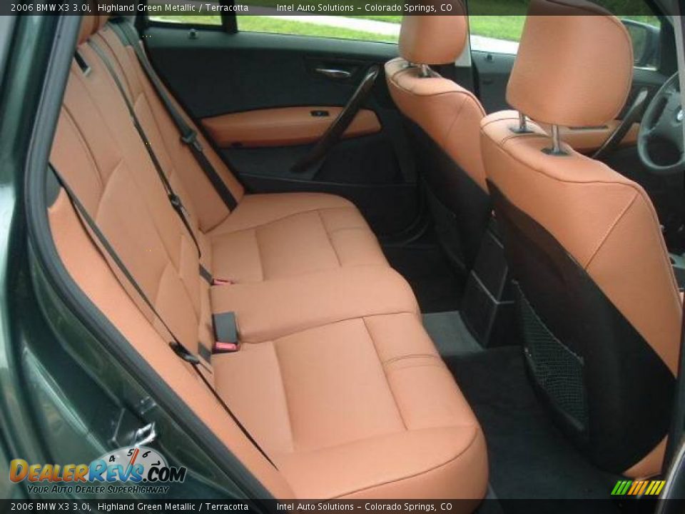 2006 BMW X3 3.0i Highland Green Metallic / Terracotta Photo #19
