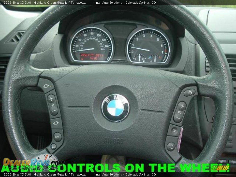 2006 BMW X3 3.0i Highland Green Metallic / Terracotta Photo #23
