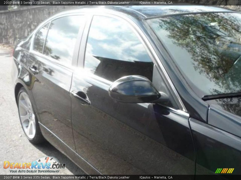2007 BMW 3 Series 335i Sedan Black Sapphire Metallic / Terra/Black Dakota Leather Photo #13