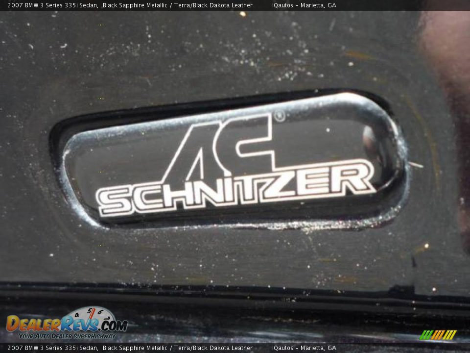2007 BMW 3 Series 335i Sedan Black Sapphire Metallic / Terra/Black Dakota Leather Photo #18