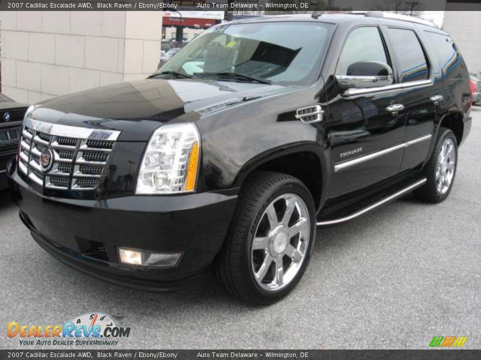 2007 Cadillac Escalade AWD Black Raven / Ebony/Ebony Photo #1