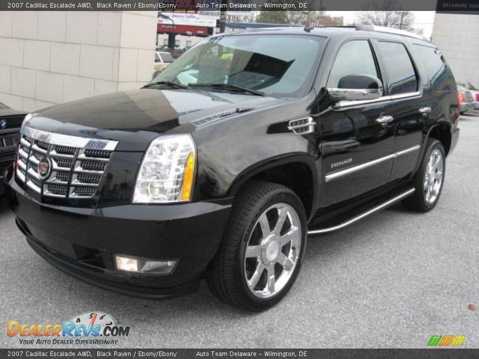 2007 Cadillac Escalade AWD Black Raven / Ebony/Ebony Photo #2