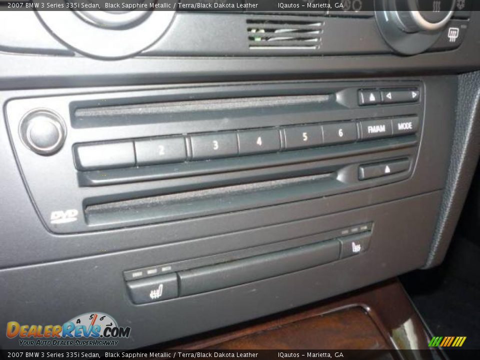 2007 BMW 3 Series 335i Sedan Black Sapphire Metallic / Terra/Black Dakota Leather Photo #24