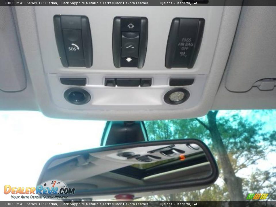2007 BMW 3 Series 335i Sedan Black Sapphire Metallic / Terra/Black Dakota Leather Photo #25