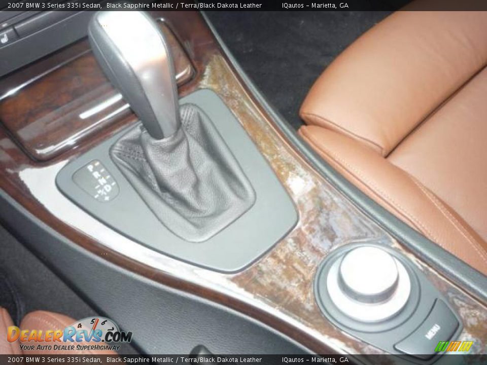 2007 BMW 3 Series 335i Sedan Black Sapphire Metallic / Terra/Black Dakota Leather Photo #26