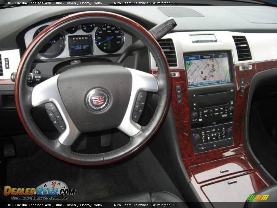 2007 Cadillac Escalade AWD Black Raven / Ebony/Ebony Photo #7