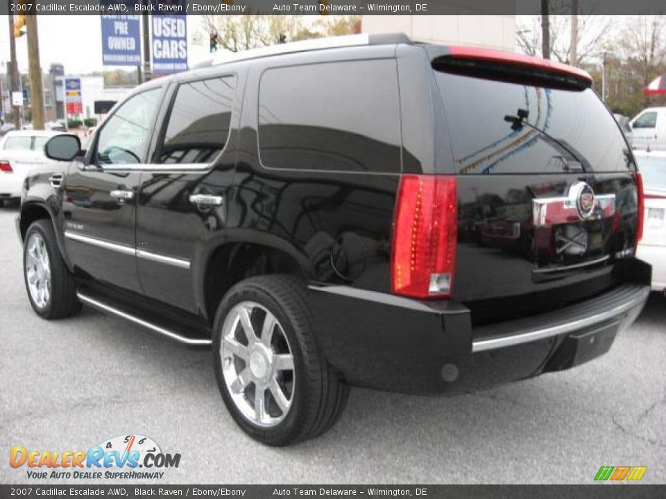 2007 Cadillac Escalade AWD Black Raven / Ebony/Ebony Photo #8