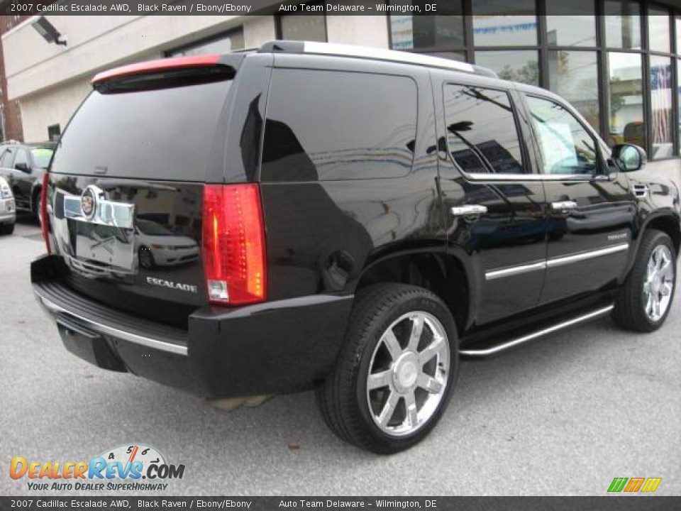 2007 Cadillac Escalade AWD Black Raven / Ebony/Ebony Photo #10