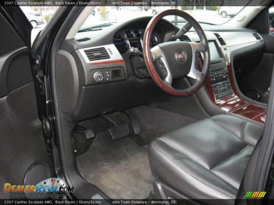 2007 Cadillac Escalade AWD Black Raven / Ebony/Ebony Photo #11