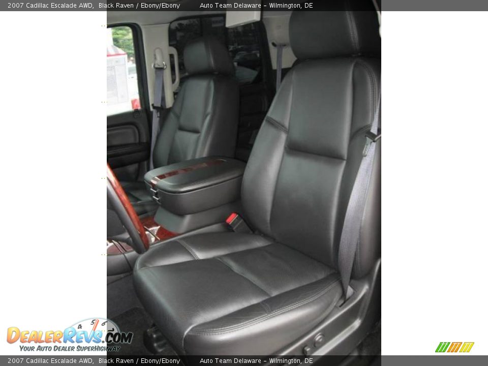 2007 Cadillac Escalade AWD Black Raven / Ebony/Ebony Photo #12