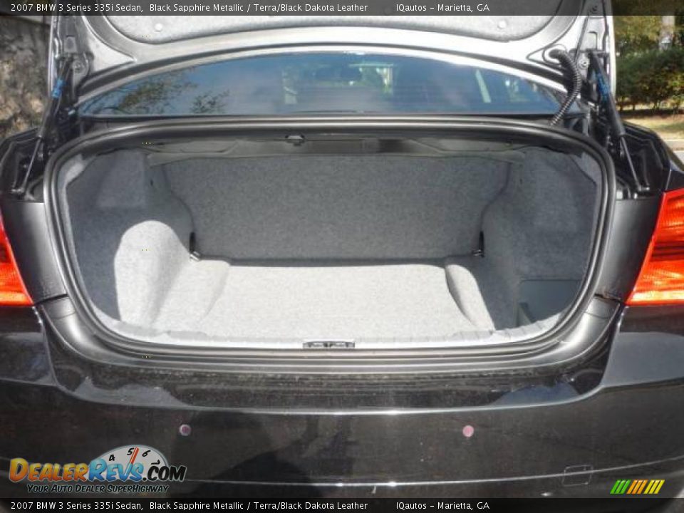 2007 BMW 3 Series 335i Sedan Black Sapphire Metallic / Terra/Black Dakota Leather Photo #33