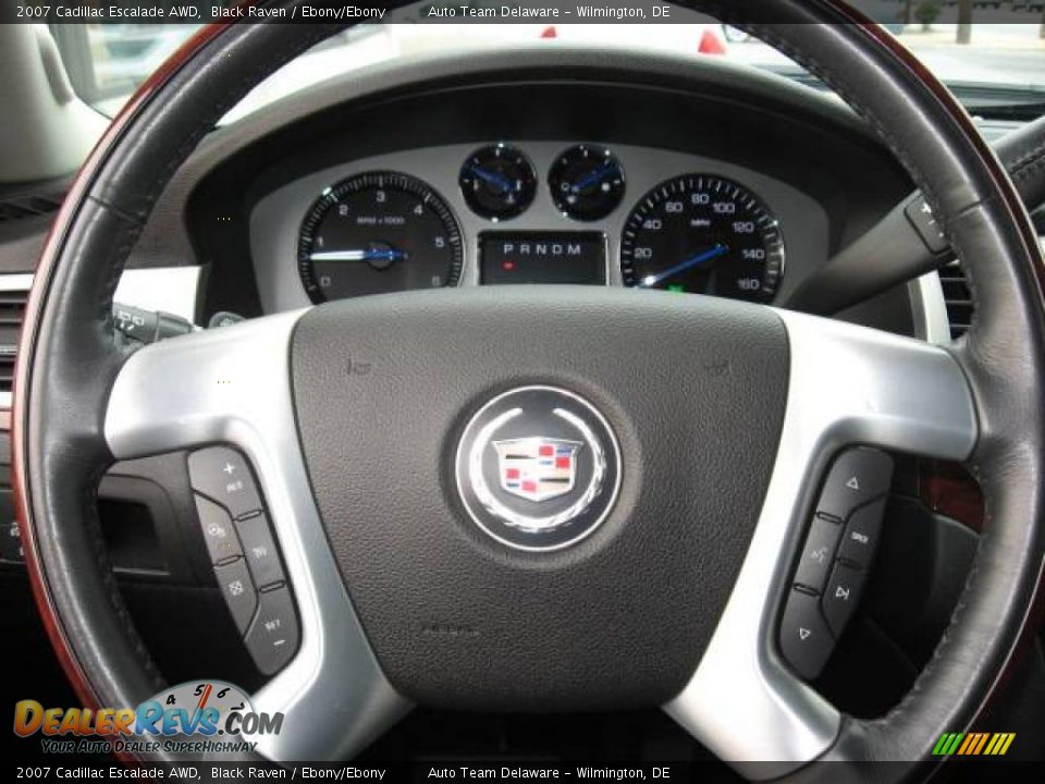 2007 Cadillac Escalade AWD Black Raven / Ebony/Ebony Photo #13