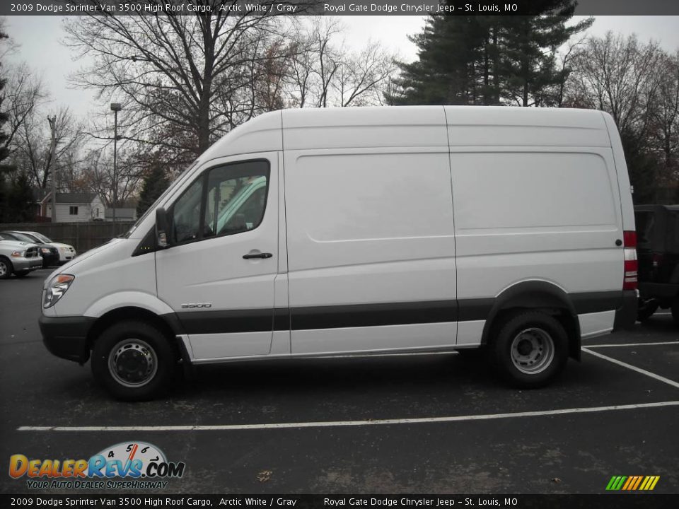 2009 Dodge Sprinter Van 3500 High Roof Cargo Arctic White / Gray Photo #1