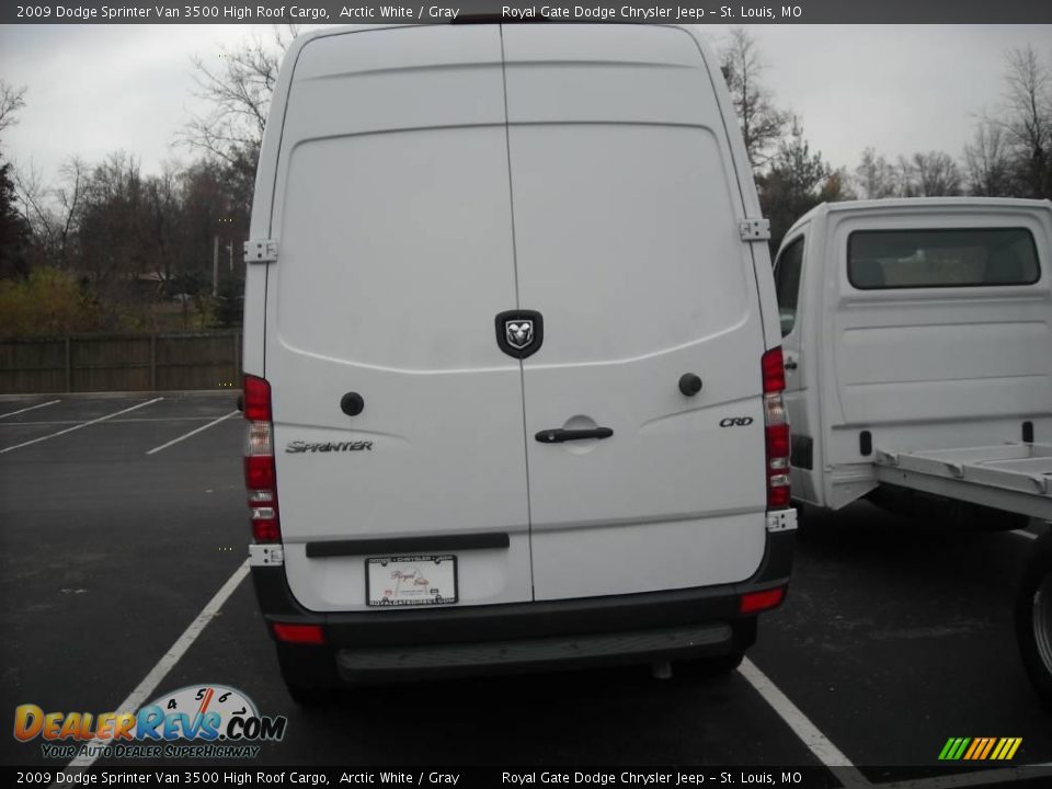 2009 Dodge Sprinter Van 3500 High Roof Cargo Arctic White / Gray Photo #5