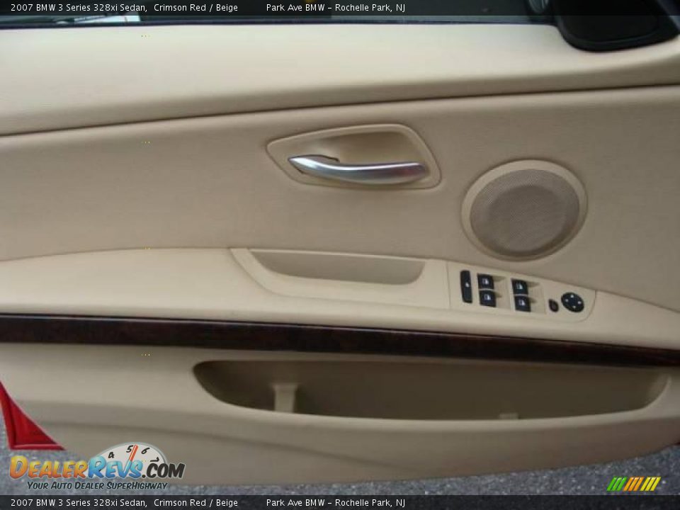 2007 BMW 3 Series 328xi Sedan Crimson Red / Beige Photo #9