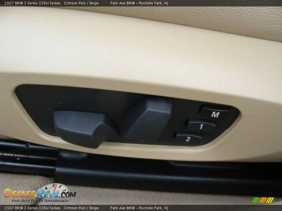 2007 BMW 3 Series 328xi Sedan Crimson Red / Beige Photo #11