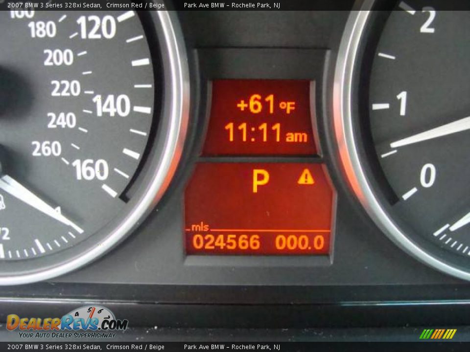 2007 BMW 3 Series 328xi Sedan Crimson Red / Beige Photo #14