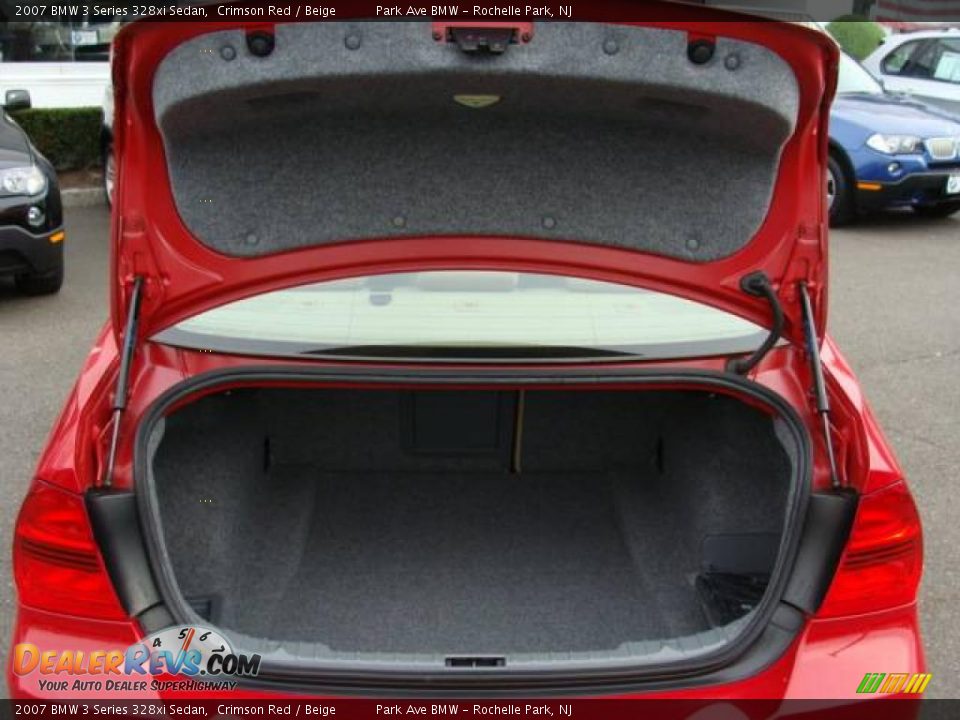2007 BMW 3 Series 328xi Sedan Crimson Red / Beige Photo #18