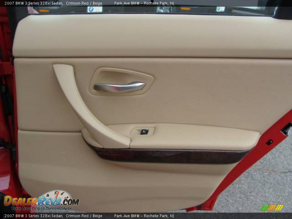 2007 BMW 3 Series 328xi Sedan Crimson Red / Beige Photo #19