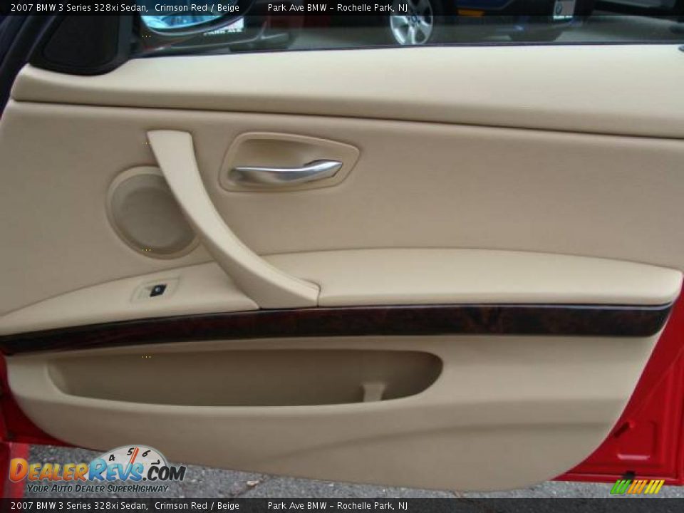 2007 BMW 3 Series 328xi Sedan Crimson Red / Beige Photo #21