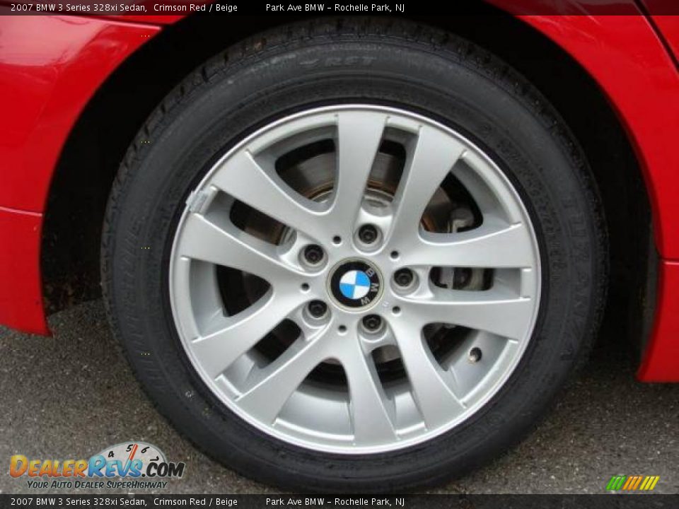 2007 BMW 3 Series 328xi Sedan Crimson Red / Beige Photo #23