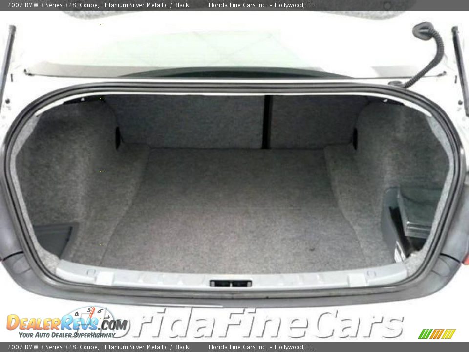 2007 BMW 3 Series 328i Coupe Titanium Silver Metallic / Black Photo #10