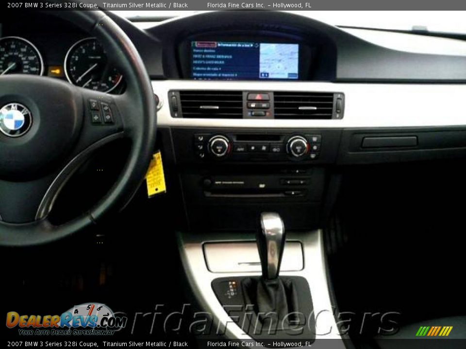 2007 BMW 3 Series 328i Coupe Titanium Silver Metallic / Black Photo #16