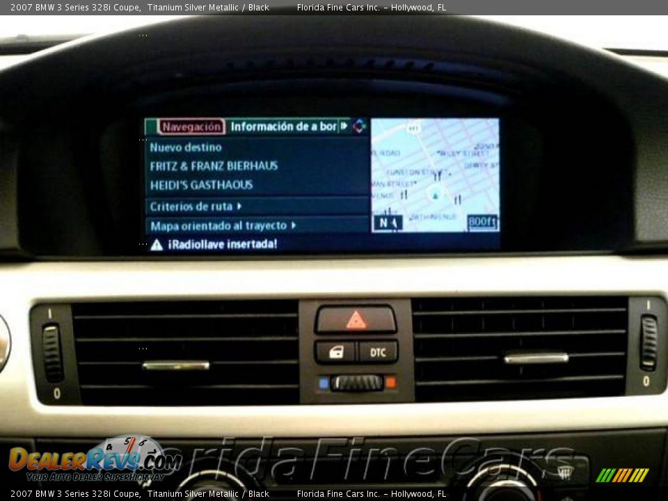 2007 BMW 3 Series 328i Coupe Titanium Silver Metallic / Black Photo #17