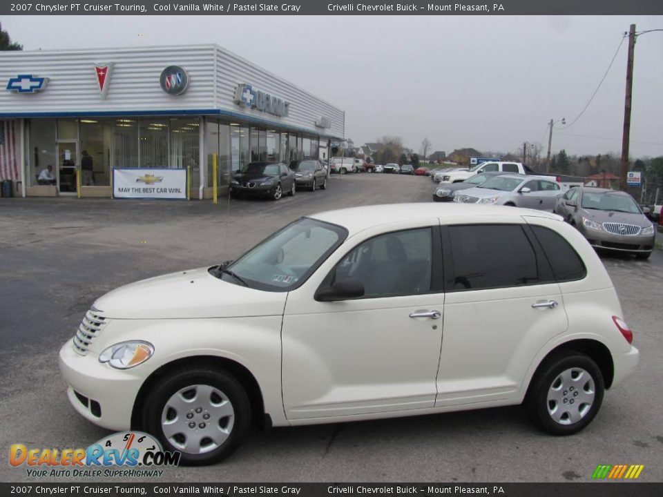 2007 Chrysler PT Cruiser Touring Cool Vanilla White / Pastel Slate Gray Photo #1